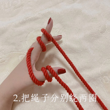 小白绳艺：普鲁士手铐绳结图解-第2张图片-灰灰斯慕圈